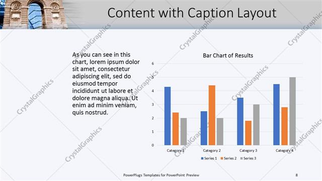 Content with Caption presentation slide layout