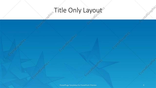 Title Only presentation slide layout