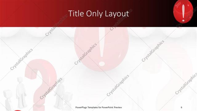 Title Only presentation slide layout