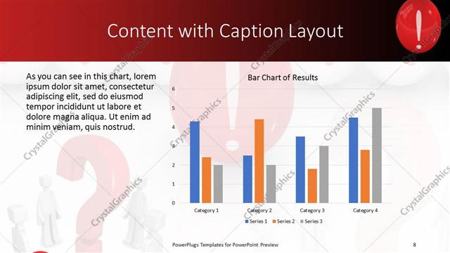 Content with Caption presentation slide layout