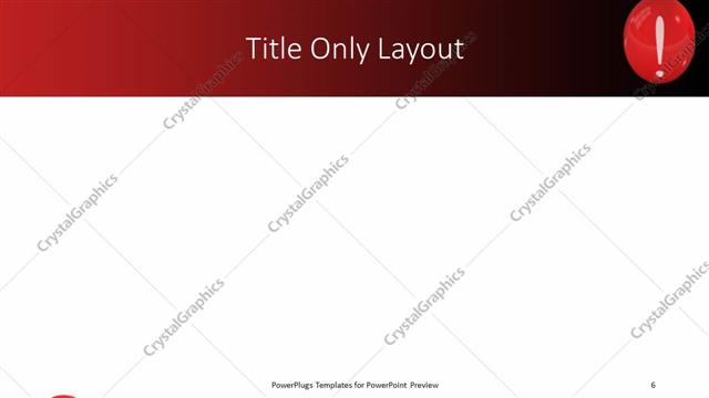 Title Only presentation slide layout