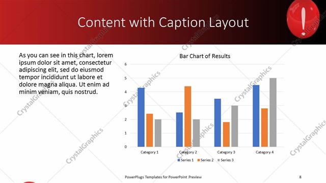 Content with Caption presentation slide layout