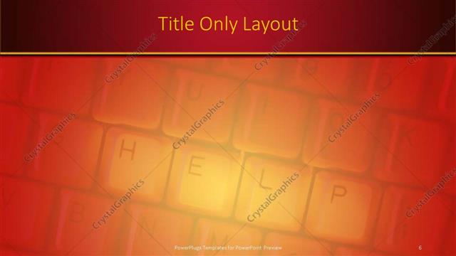 Title Only presentation slide layout