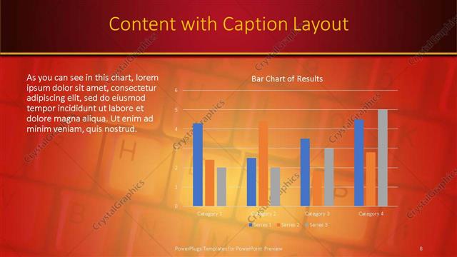 Content with Caption presentation slide layout
