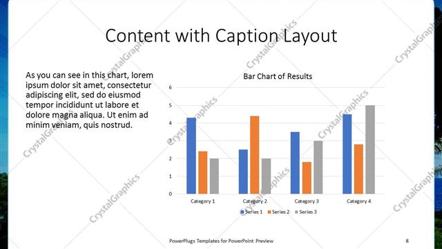 Content with Caption presentation slide layout