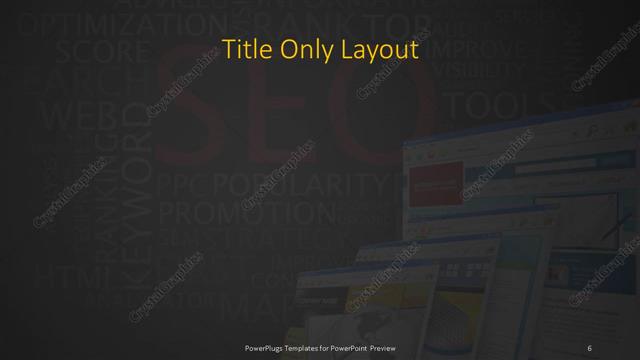 Title Only presentation slide layout