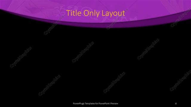 Title Only presentation slide layout