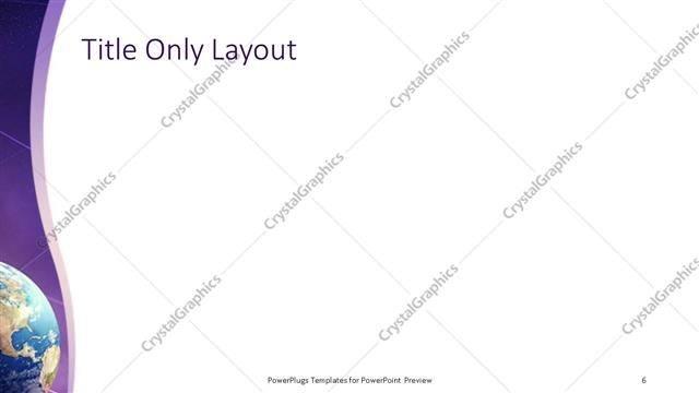 Title Only presentation slide layout