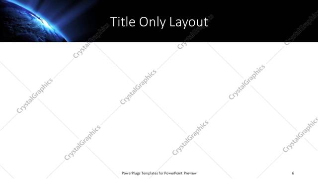 Title Only presentation slide layout