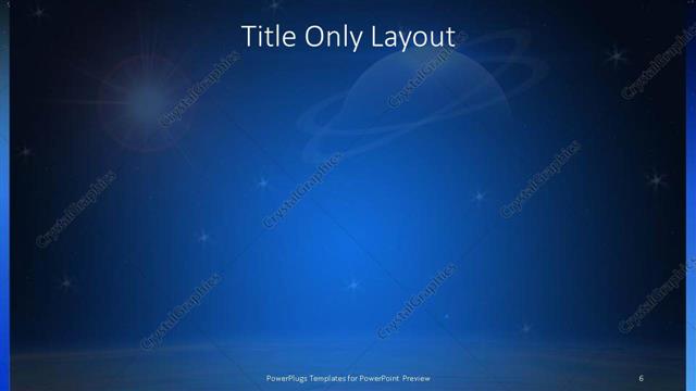Title Only presentation slide layout