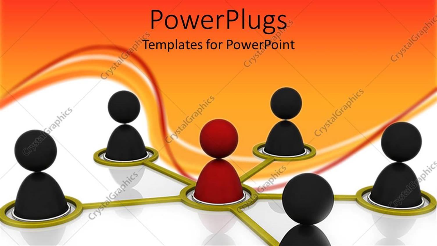 Featuring Depiction of Star Network Topology with People Icons on White Background