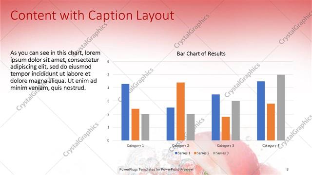 Content with Caption presentation slide layout