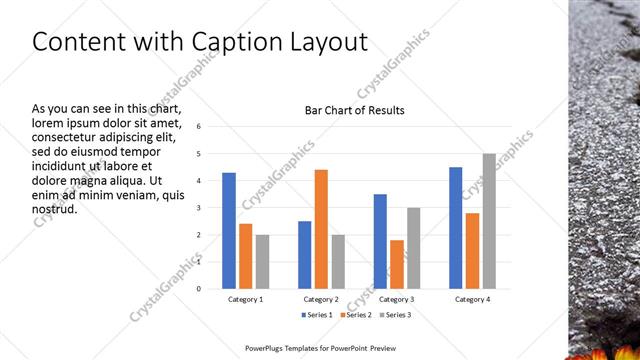 Content with Caption presentation slide layout