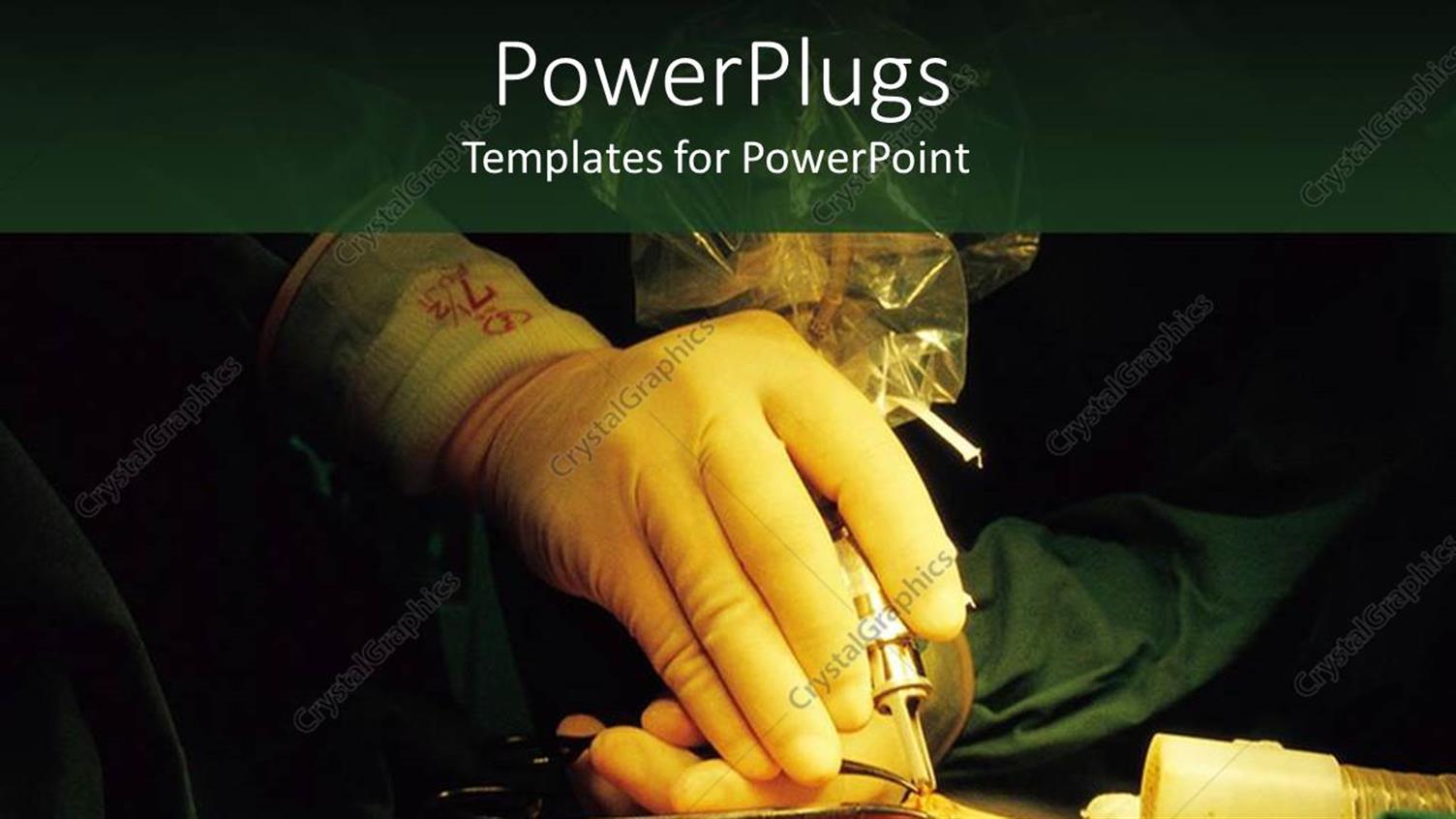 Featuring a Depiction of a Surgeon Checking the Patient for Operation