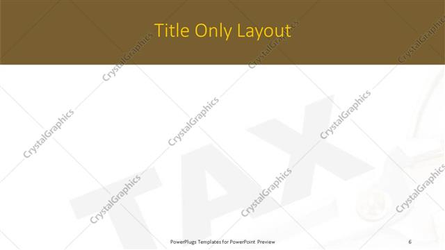 Title Only presentation slide layout