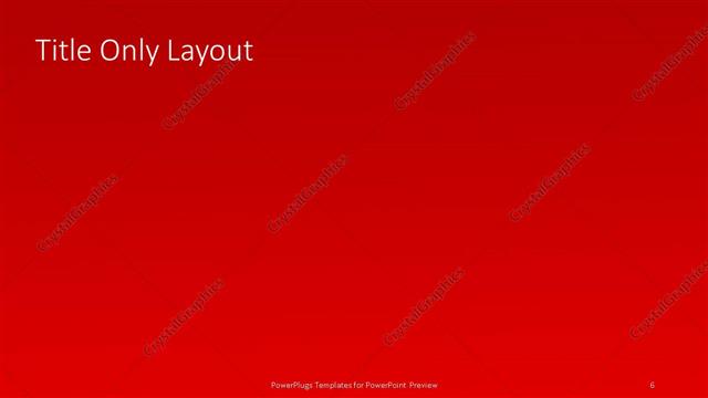 Title Only presentation slide layout