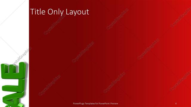 Title Only presentation slide layout