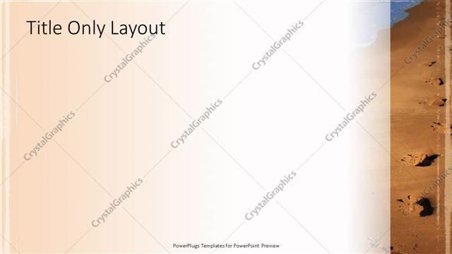 Title Only presentation slide layout