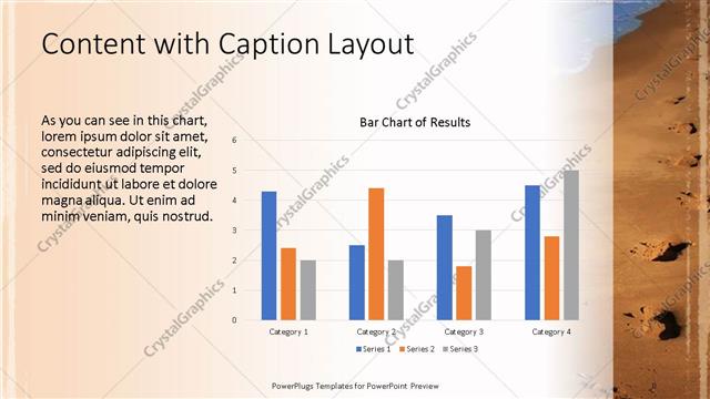 Content with Caption presentation slide layout
