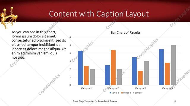 Content with Caption presentation slide layout