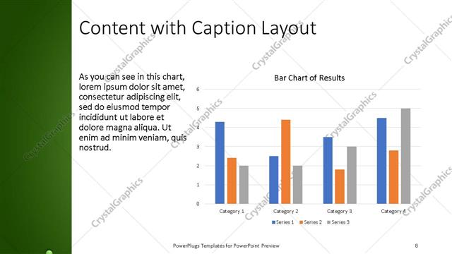 Content with Caption presentation slide layout