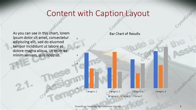 Content with Caption presentation slide layout