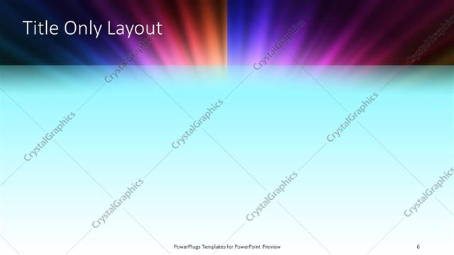 Title Only presentation slide layout