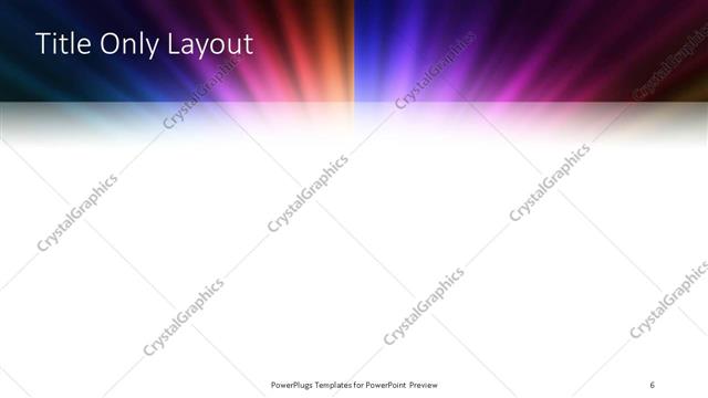 Title Only presentation slide layout