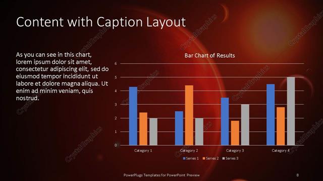Content with Caption presentation slide layout