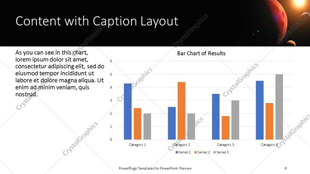 Content with Caption presentation slide layout