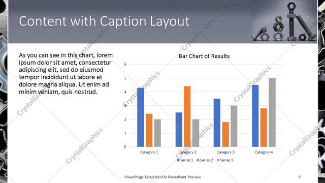 Content with Caption presentation slide layout
