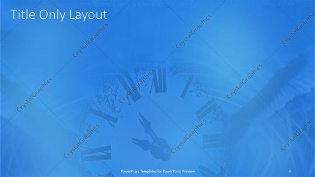 Title Only presentation slide layout