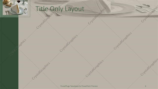 Title Only presentation slide layout