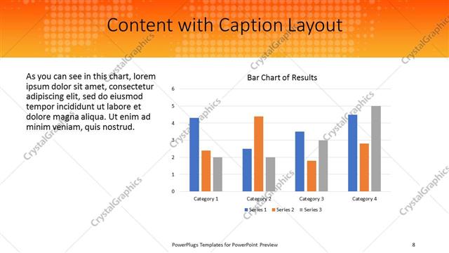 Content with Caption presentation slide layout