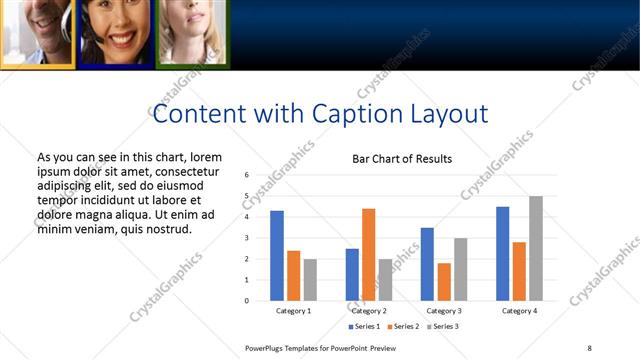 Content with Caption presentation slide layout