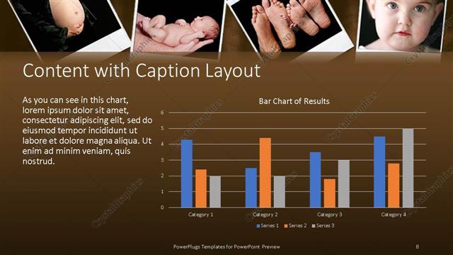 Content with Caption presentation slide layout