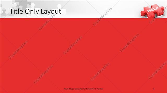 Title Only presentation slide layout