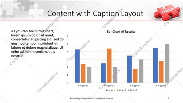 Content with Caption presentation slide layout