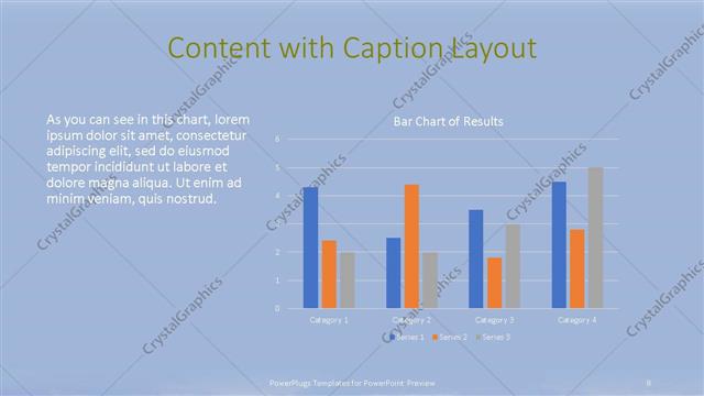 Content with Caption presentation slide layout