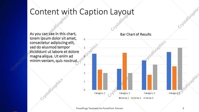 Content with Caption presentation slide layout