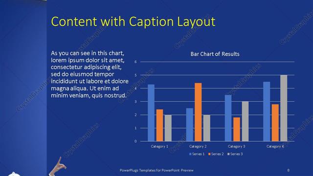 Content with Caption presentation slide layout