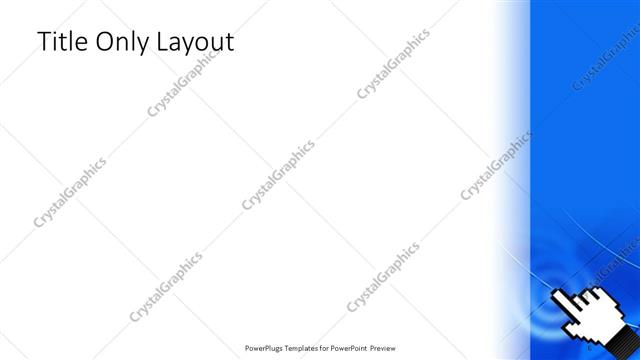 Title Only presentation slide layout