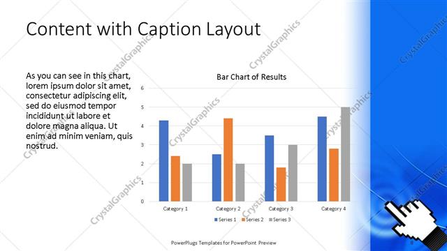 Content with Caption presentation slide layout