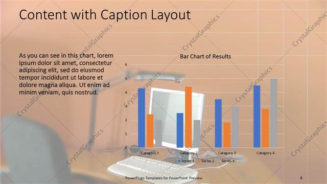 Content with Caption presentation slide layout