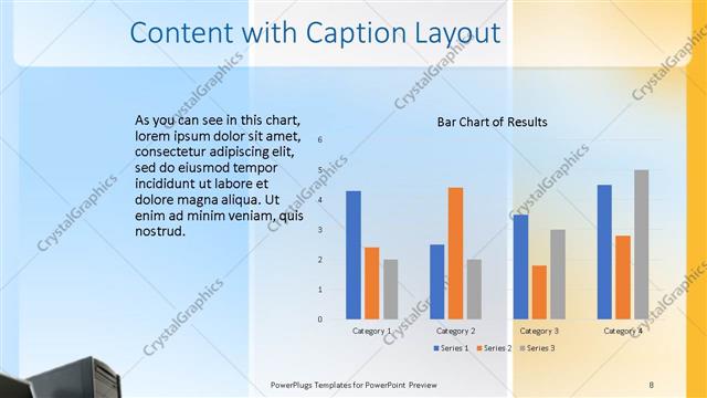 Content with Caption presentation slide layout