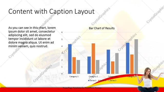 Content with Caption presentation slide layout