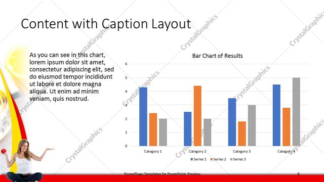 Content with Caption presentation slide layout
