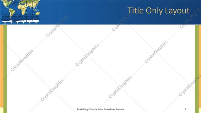 Title Only presentation slide layout