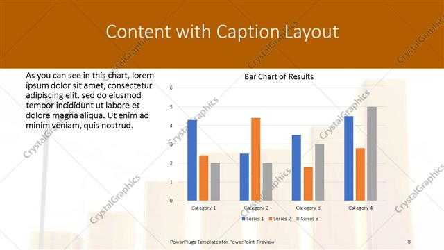 Content with Caption presentation slide layout