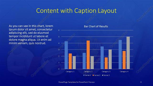 Content with Caption presentation slide layout
